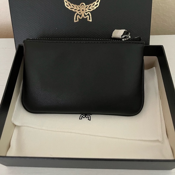 NWT MCM Monogram Spanish Napa Leather Key Pouch - Picture 4 of 9